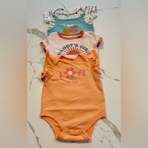 Daddy onesies. Girls 9M.